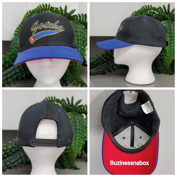 Vtg Gotcha Wool Snapback Hat - Picture 1 of 6